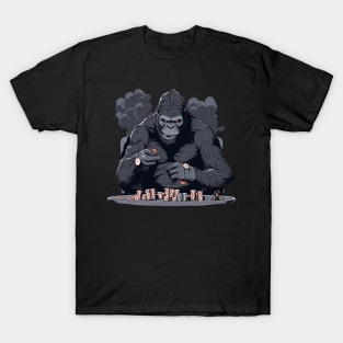 gorilla play poker T-Shirt